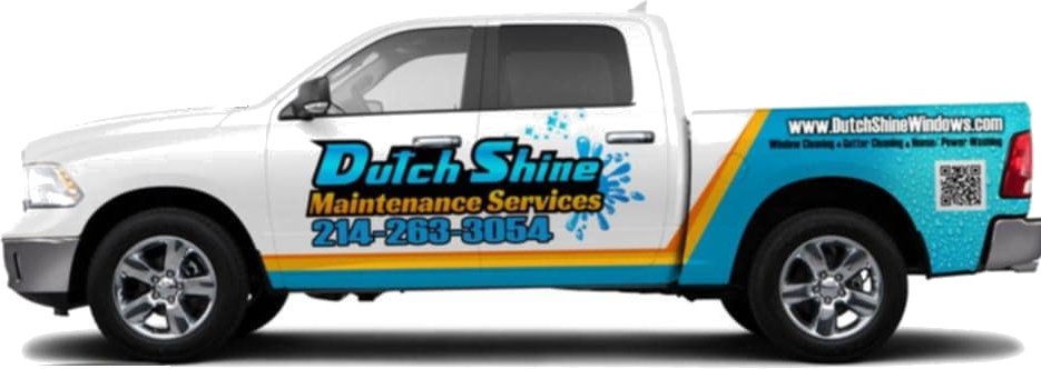 Dutch Shine maintenance Window Cleaning, Gutter Cleaning and Power Washing Service Vehicle