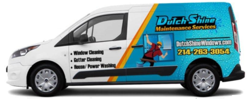 Dutch Shine Maintenance Window Cleaning Van